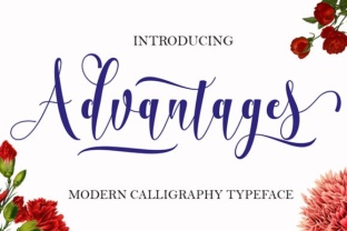 Advantages: The Modern Script Font for Polished Branding