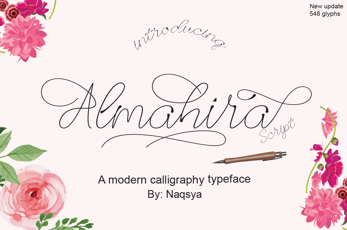 Almahira: A Handwritten Font for Editorial Storytelling