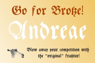 Andreae: The Premium Blackletter Typeface for Bold Campaigns