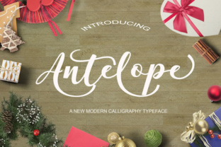 Antelope: The Modern Calligraphy Typeface for Handmade Brands