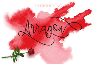 Arragon Modern Calligraphy Font for Handmade Brands