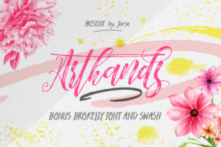 Arthands: The Script Handwritten Font Duo for Authentic Brand Identity