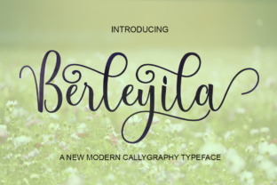 Berleyila: A Modern Calligraphy Font for Handcrafted Branding