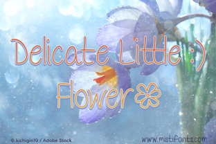 Delicate Little Flower: A Charming Script Handwritten Typeface for Makers