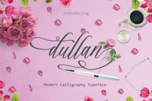 Dullan: A Modern Calligraphy Typeface for Handmade Brands