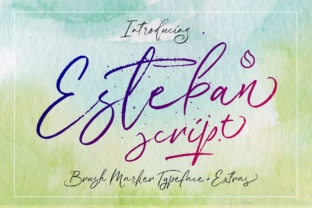 Esteban: The Playful Brush Font for Handmade Brands