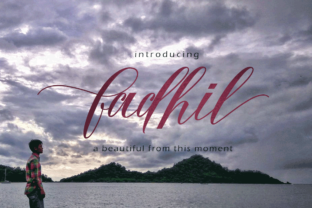 Fadhil Handwritten Font for Crafts and Commercial Designs
