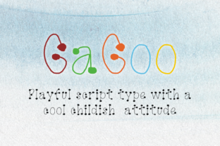 GaGoo: The Playful Script Font for Viral Kids Content