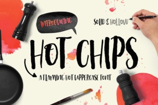 Hot Chips: The Perfect Handwritten Typeface for Editorial Design