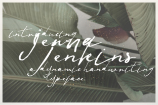 Jenna Jenkins: A Rustic Handwritten Typeface for Editorial Design