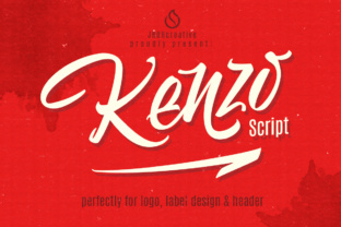 Kenzo Script: The Handwritten Typeface for Polished Brand Identity