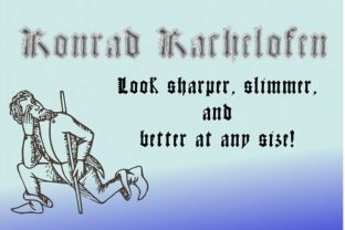 Konrad Kachelofen: The Premium Blackletter Typeface for Bold Campaigns