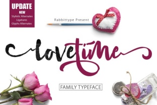 Love Time: The Handwritten Script Font for Polished Branding