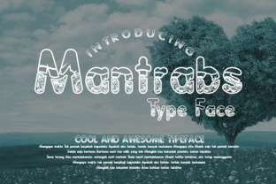 Mantrabs: A Modern Decorative Font for Digital Branding