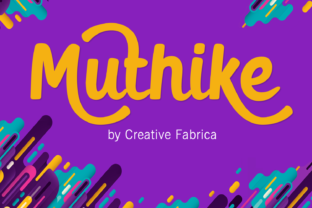 Muthike: A Bold Hand-Painted Script for Creative Projects