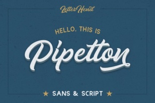 Pipetton: The Perfect Script Handwritten Typeface for Branding