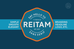 Reitam Font Review for Modern Shop Branding