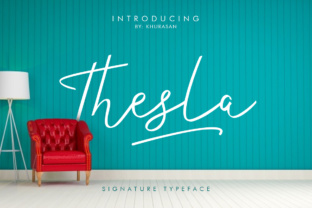Thesla Script: The Premium Handwritten Typeface for Scroll-Stopping Campaigns
