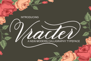 Vracter: A Stylish Calligraphy Duo for Editorial Design