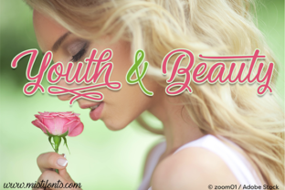 Youth and Beauty: The Elegant Calligraphy Font for Makers