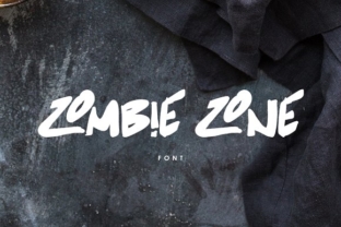 Zombie Zone: The Handcrafted Typeface for Unique Brand Identity